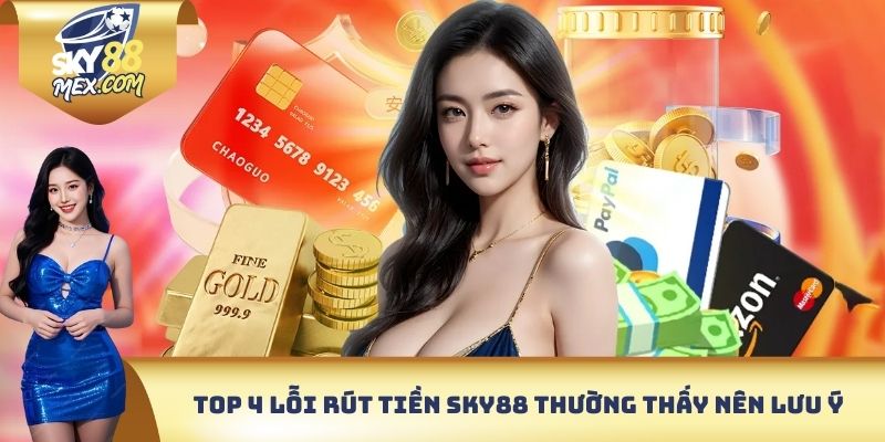 Top 4 lỗi rút tiền Sky88 thường thấy nên lưu ý